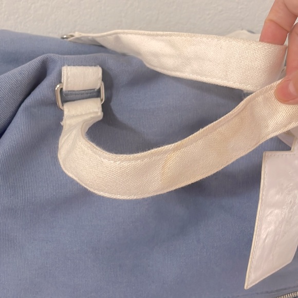 EUC Dolce & Gabbana Light Blue extra Large Beach Bag - Picture 3 of 8